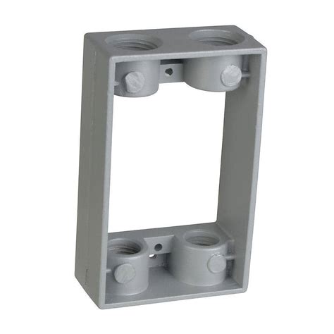 non metallic junction box extenders|exterior junction box extension.